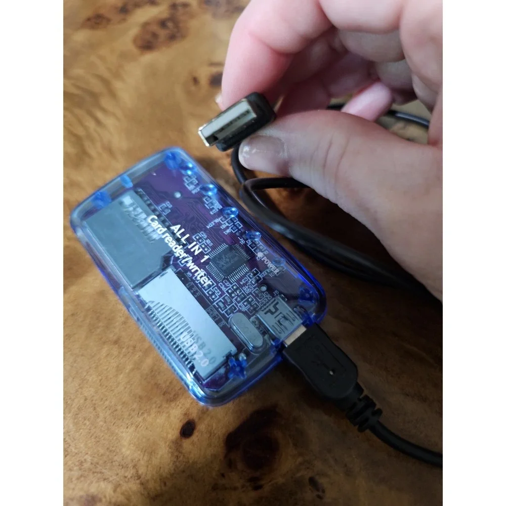 Axiom AllN1RDR-AX External Card Reader‎ With Micro SD Slot USB 2.0